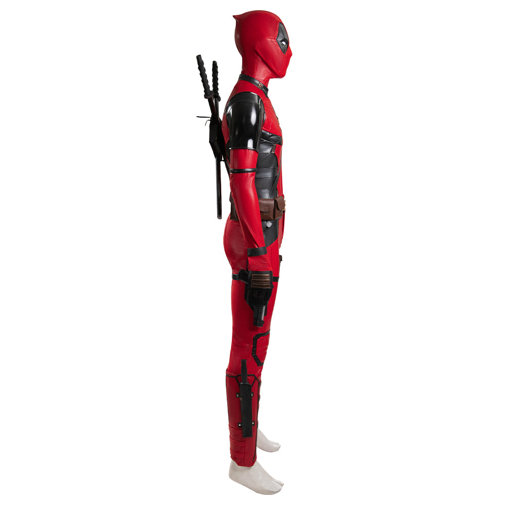 Costume Cosplay Deadpool 3 Version Améliorée (Impression Offset) - Réplique de Film de Haute Qualité