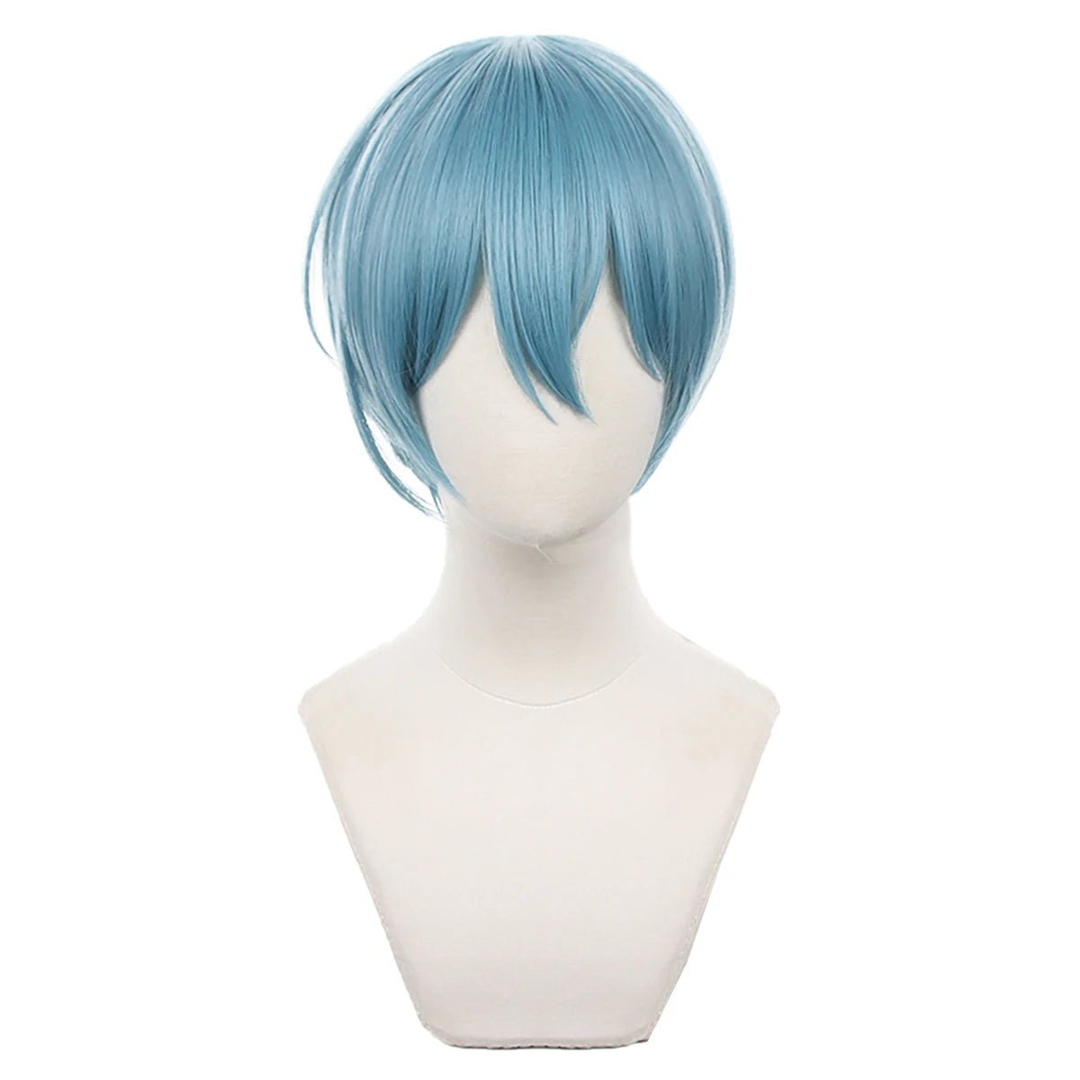Perruque Cosplay Manga Anime Blue Lock Hiori No.16 Rose Réseau Fibre Synthétique Taille Ajustable