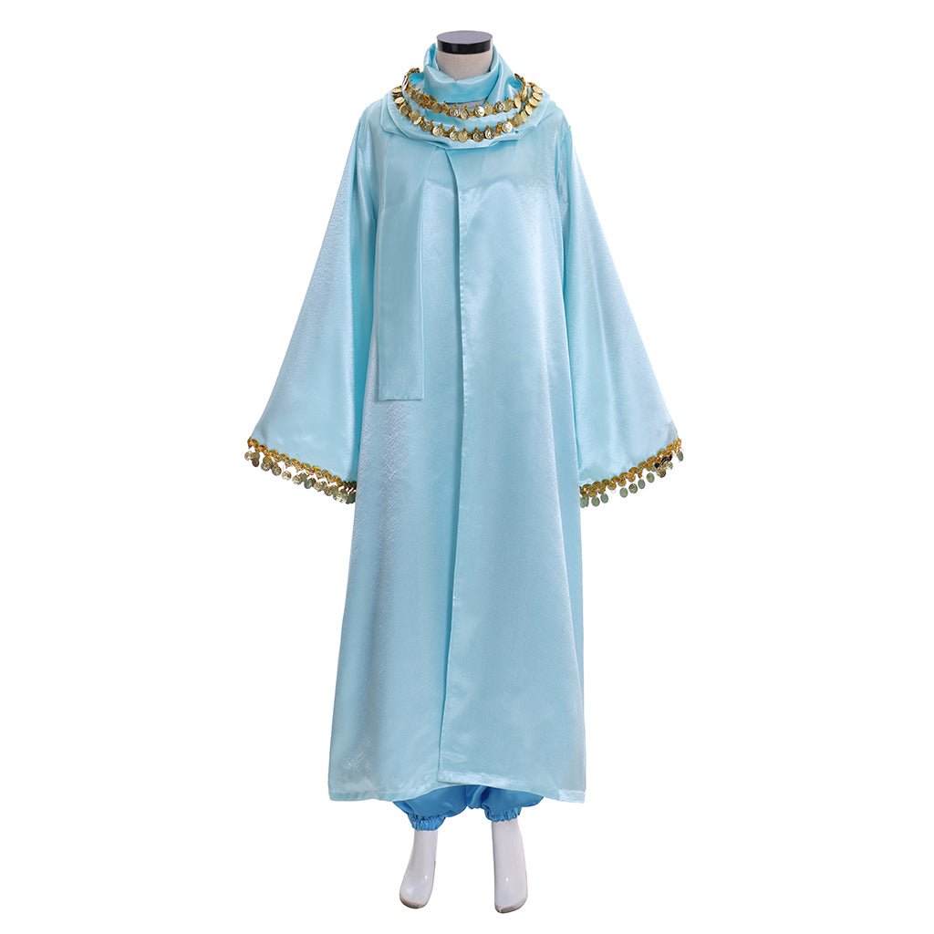 Costume Cosplay Princesse Jasmine avec Cape | Tenue Disney Aladdin pour Halloween et Fêtes à Thème
