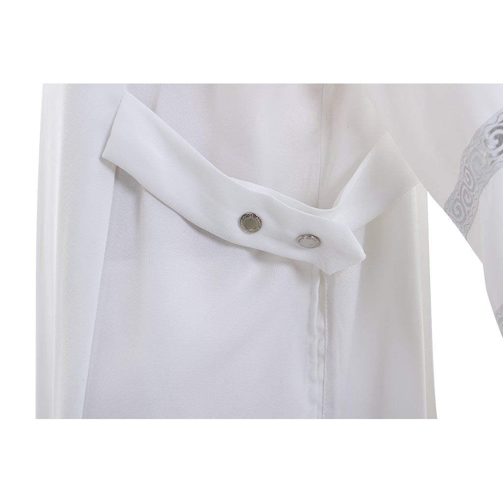 Costume de Cosplay de Chasuble Traditionnelle de Prêtre Catholique - Vestements de Clergé ALB Brodés