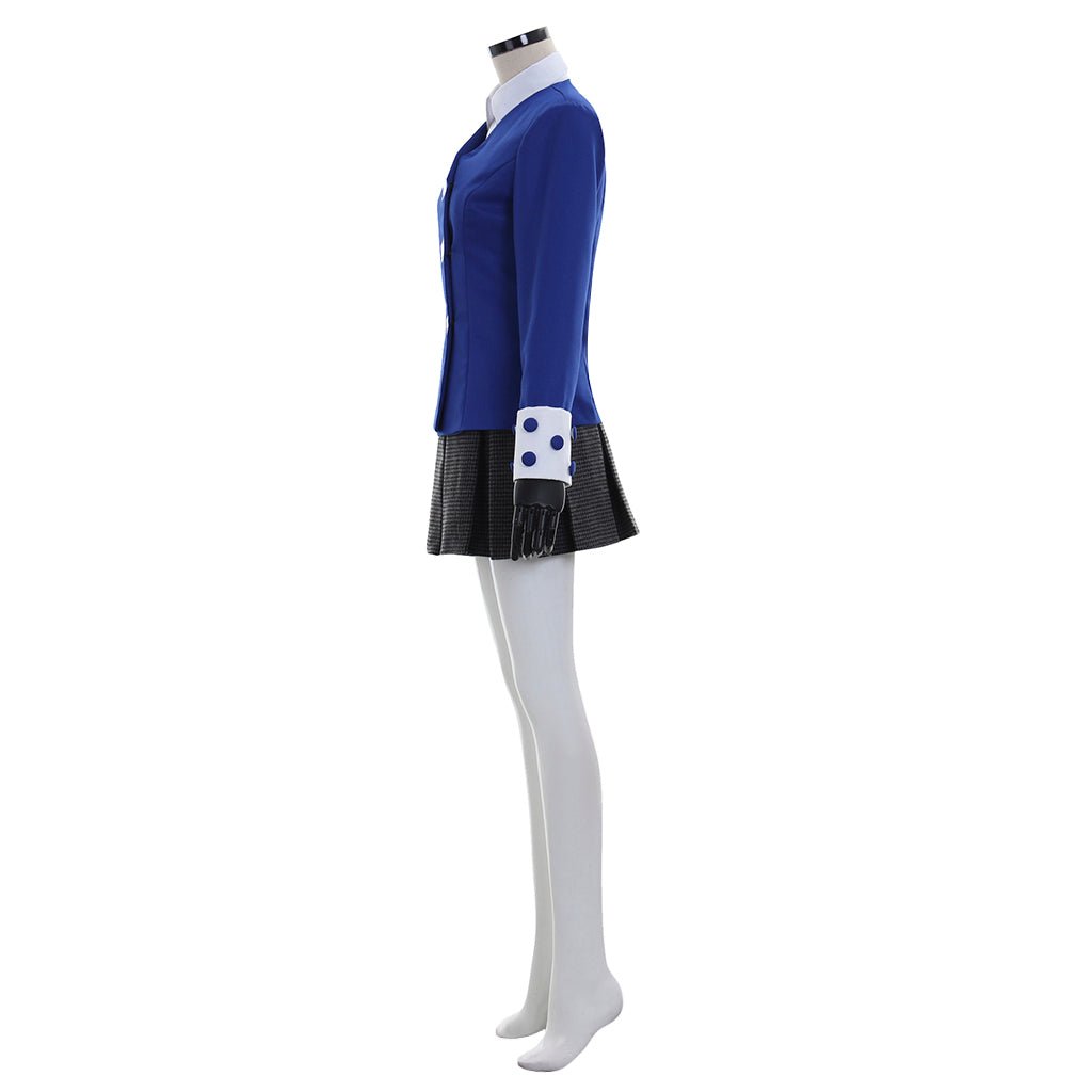 Costume de Carnaval Bleu Veste Robe pour Femmes Adultes pour Halloween et Fêtes à Thème