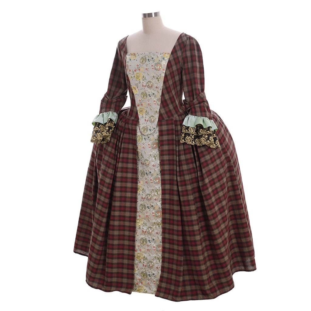 Robe Costume Inspirée d'Outlander | Cosplay des Highlands Écossais pour Femmes