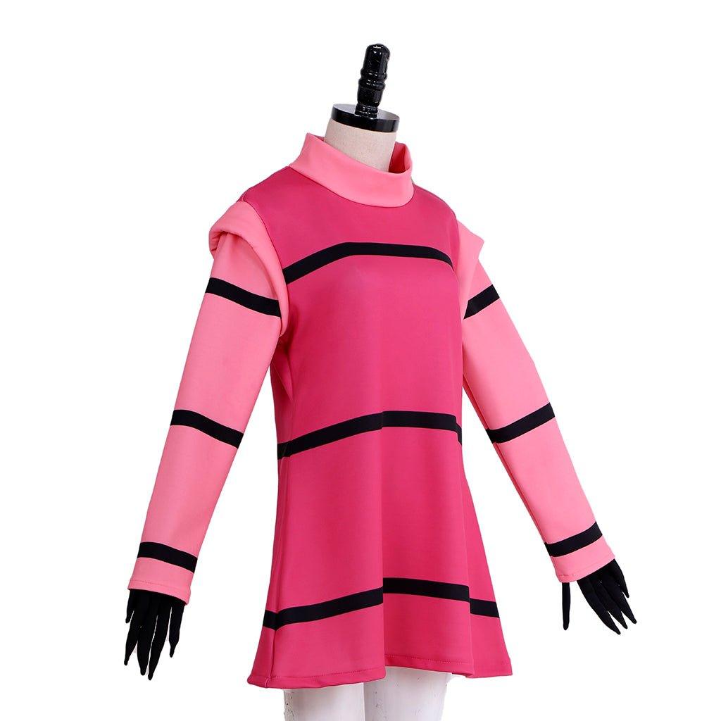 Veste à capuche rose pour cosplay ZIM femme | Costume Halloween Invader ZIM