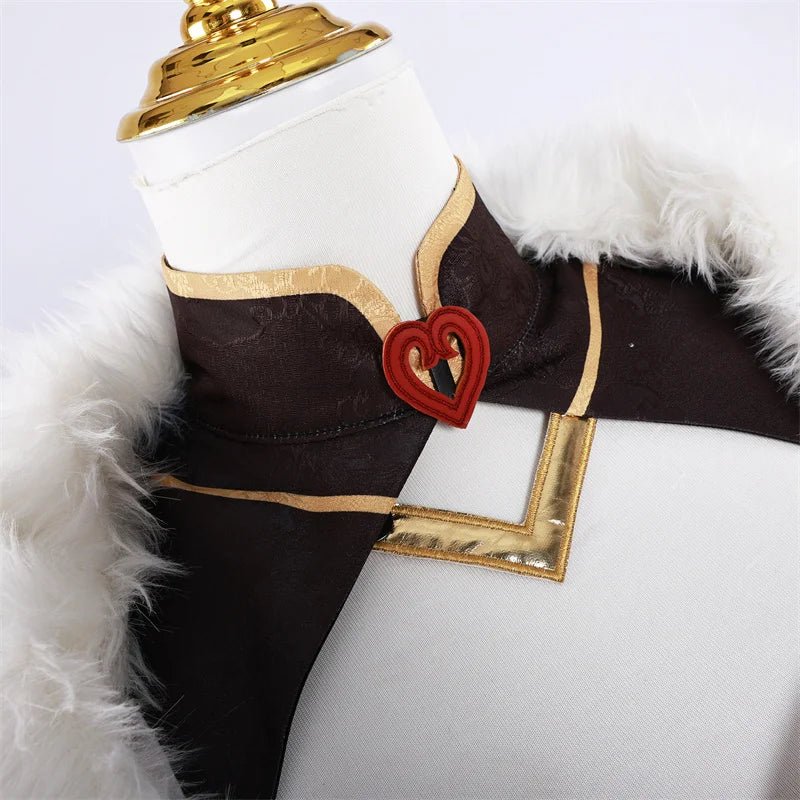 Costume Cosplay Honkai Star Rail Foxian Baiheng Membre du Quintette Haut-Nuage Robe pour Halloween Carnaval Fête