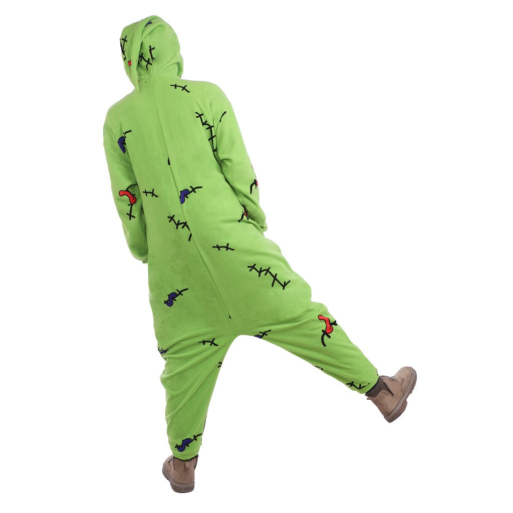 Costume Cosplay Kigurumi Oogie Boogie de L'Étrange Noël de Monsieur Jack - Doux et Confortable pour Halloween, Conventions et Événements