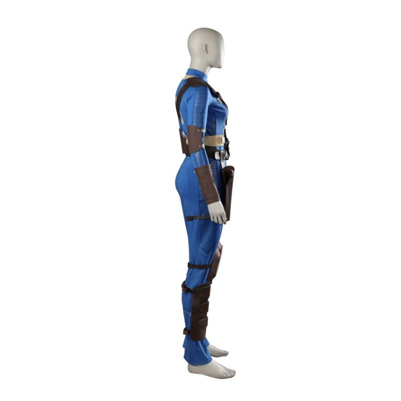 Costume Cosplay Lucy Vault 33 - Combinaison Bleue pour Femmes avec Accessoires