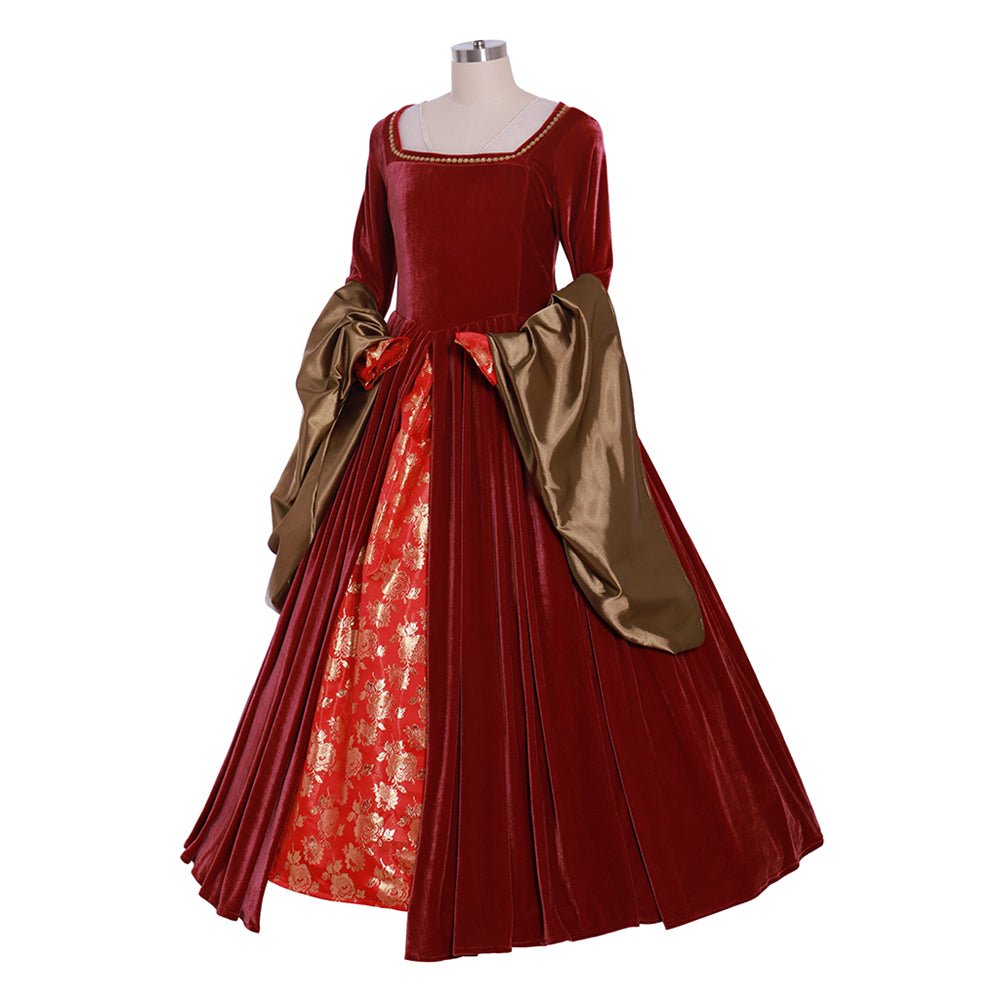 Robe Rouge Elizabeth Tudor Anne Boleyn | Costume Cosplay La Robe des Tudor