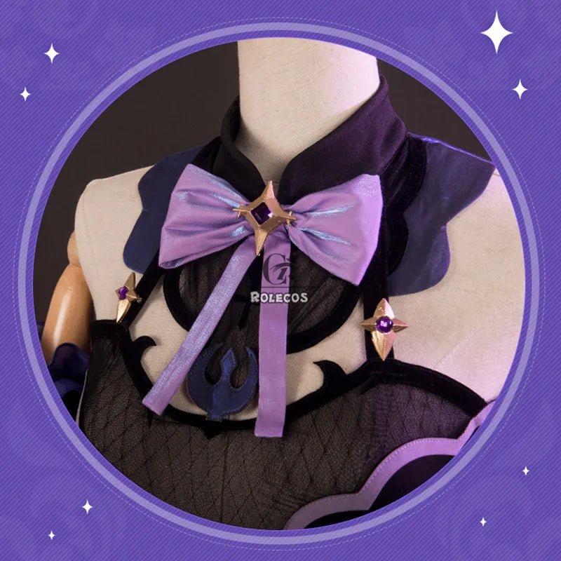Costume Cosplay Fischl de Genshin Impact pour Femme - Ensemble Complet
