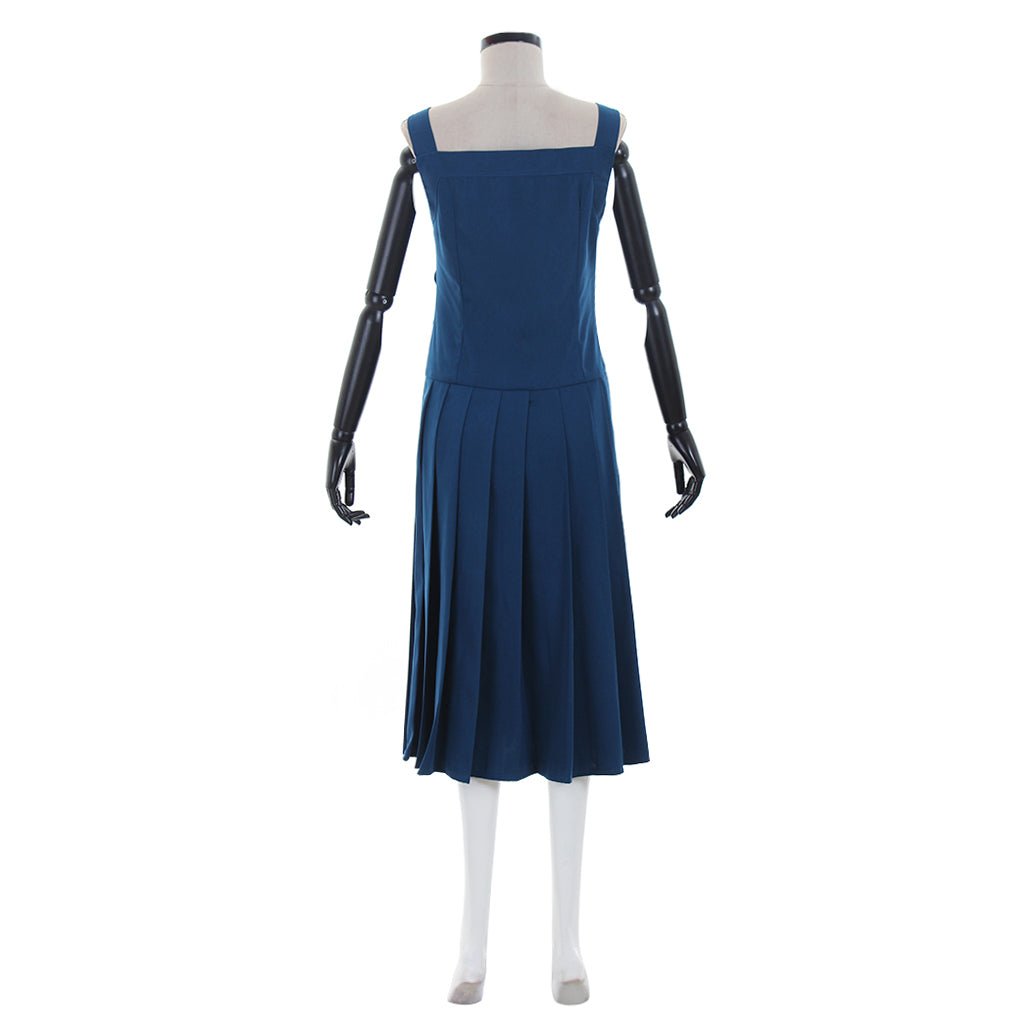 Costume Bleu Veste Robe pour Femmes Adultes pour Carnaval, Halloween et Fêtes à Thème