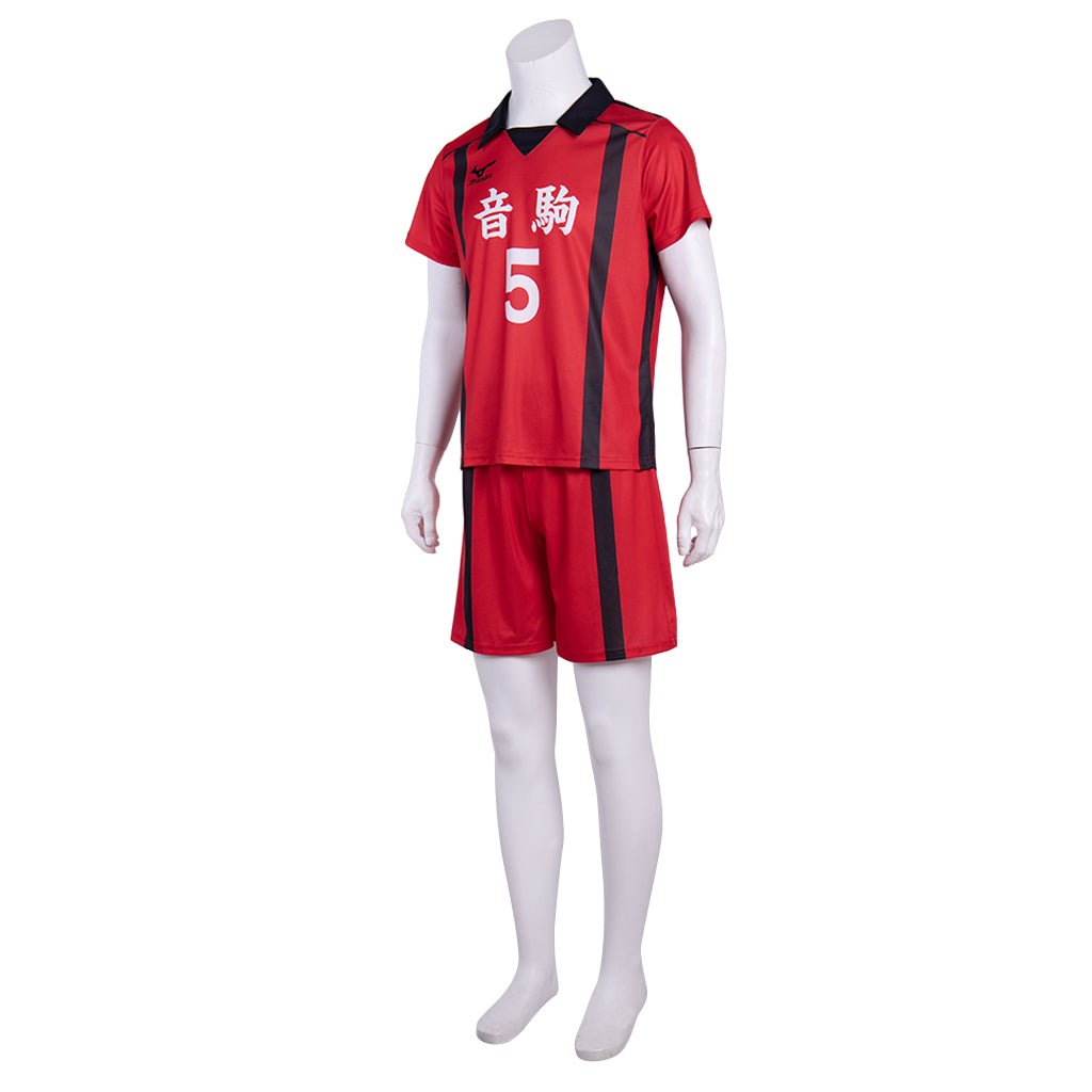 Haikyuu!! Lycée Nekoma Kenma Kozume NO.5 Maillot d'Équipe Costume Cosplay