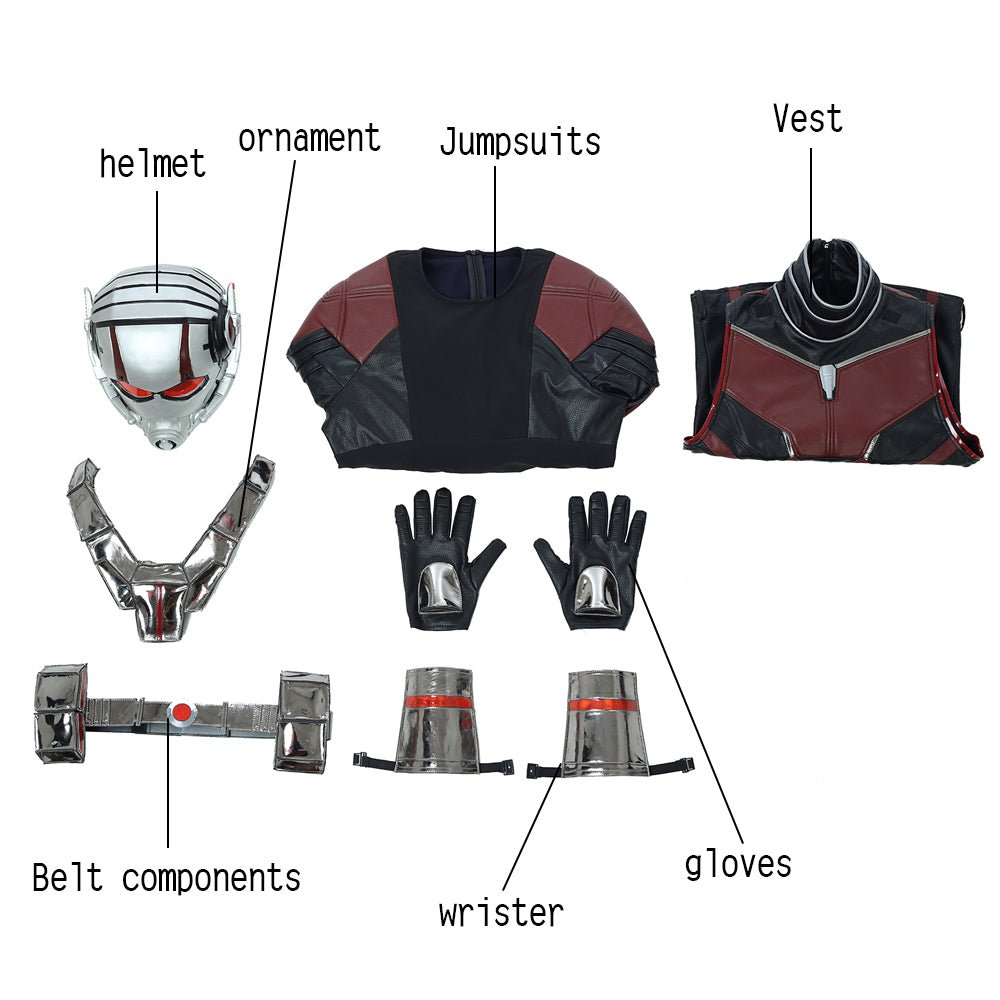 Costume Cosplay Ant-Man 2 - Tenue Précise du Film Ant-Man et la Guêpe