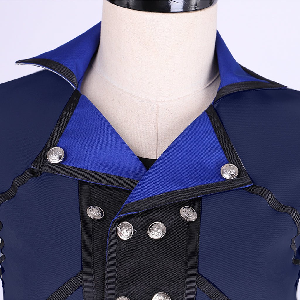 Costume Cosplay Lann Final Fantasy - Veste, Pantalon, Ceinture Ensemble Complet | Tenue de Jeu FF