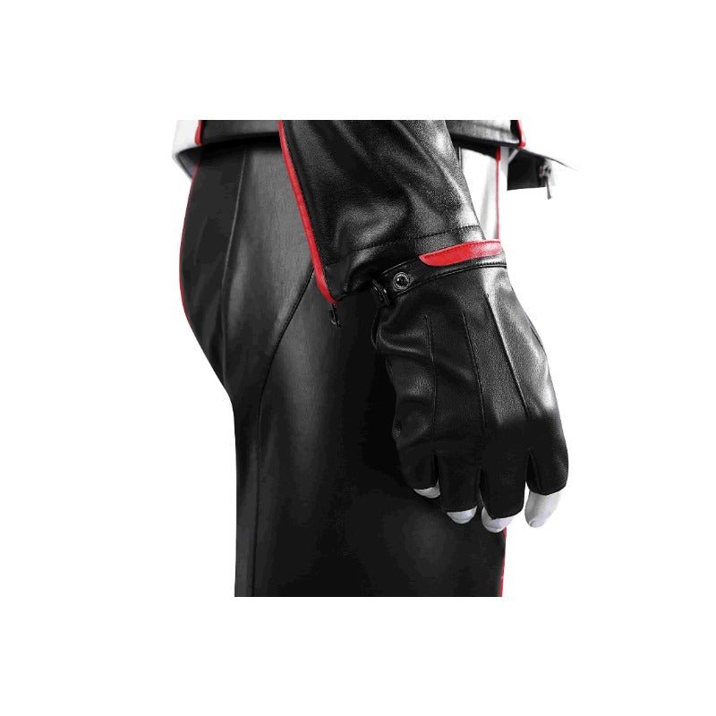 Costume Cosplay Mister Terrific Michael Holt - Combinaison en Cuir Blanc pour Halloween