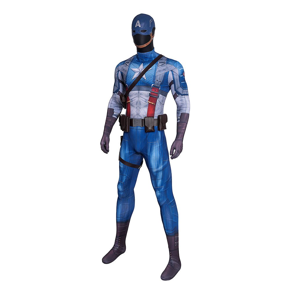 Costume Cosplay Captain America: Le Premier Vengeur - Réplique Authentique du Film