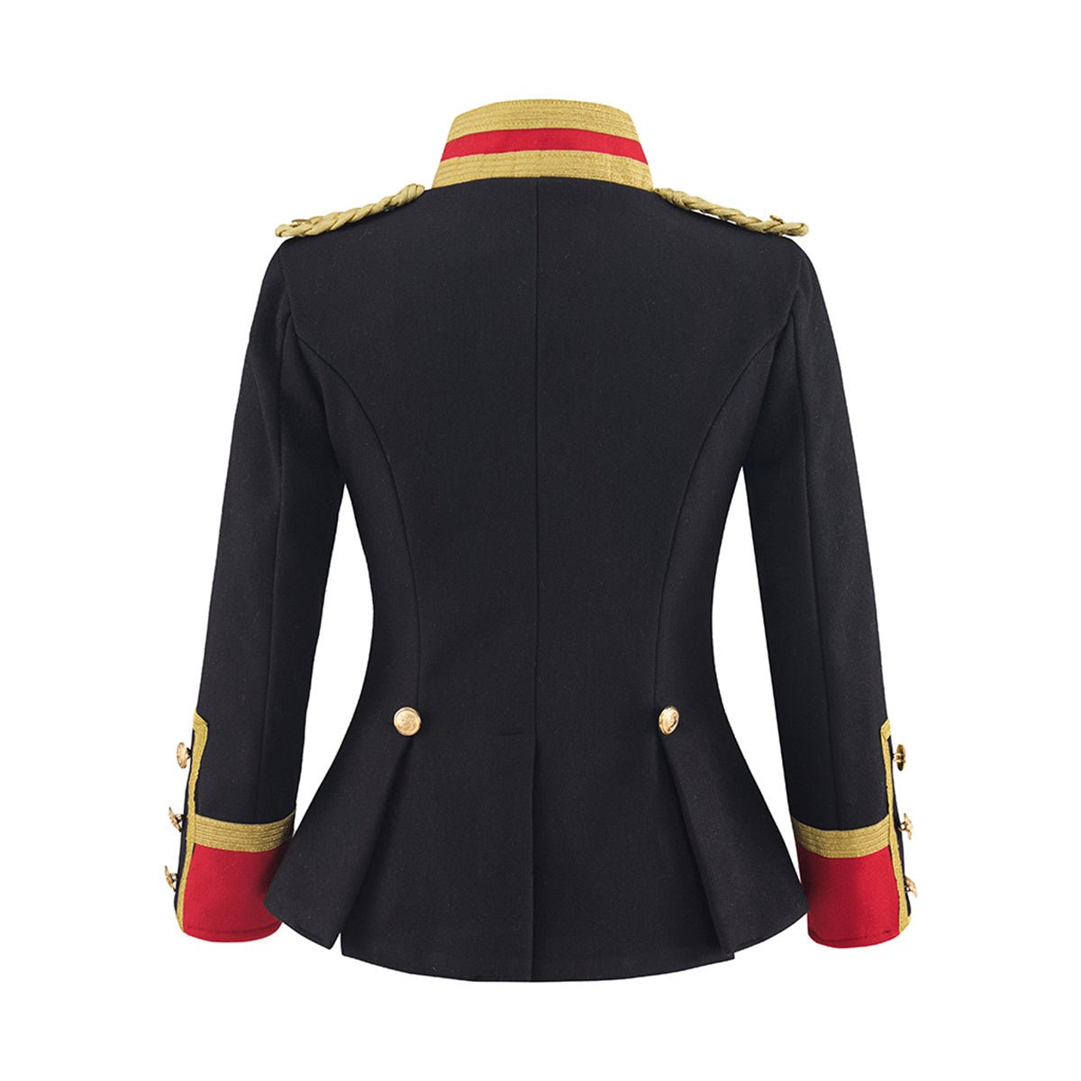 Manteau d'Officier Noir pour Femme – Costume Cosplay
