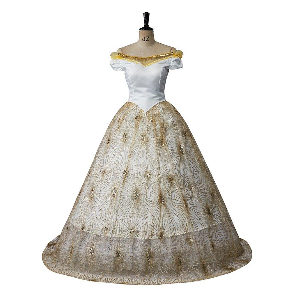 Costume Cosplay Christine Daae Fantôme de l'Opéra Robe Imprimé Feu d'Artifice