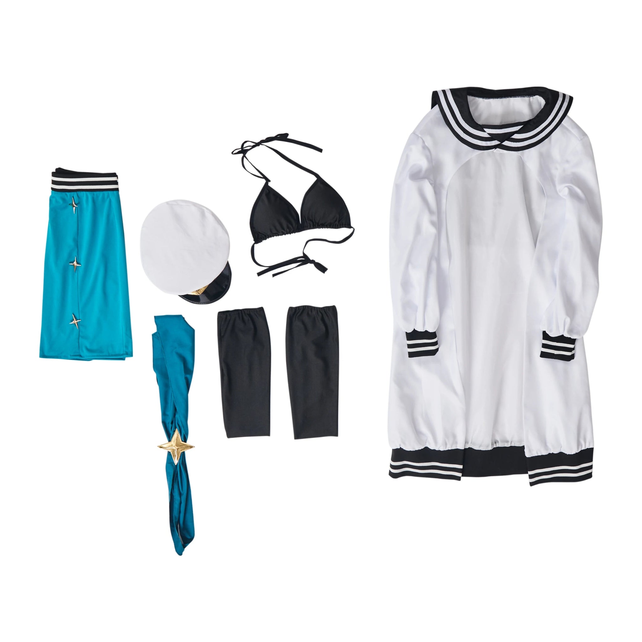 Costume Cosplay Akoya Matama Fille Magique - Ensemble Complet pour Fête, Halloween, Convention Comic