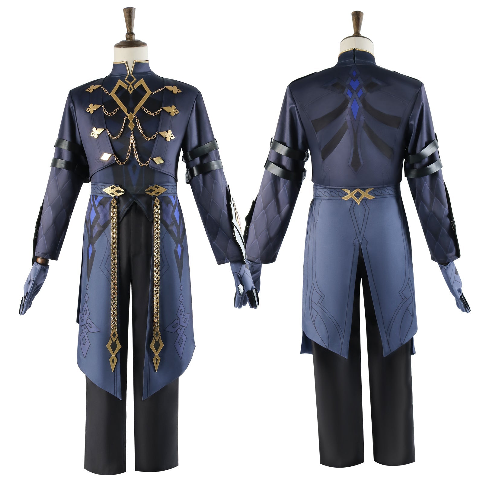 Costume Cosplay Genshin Impact Capitano – Tenue de Capitaine Fatui