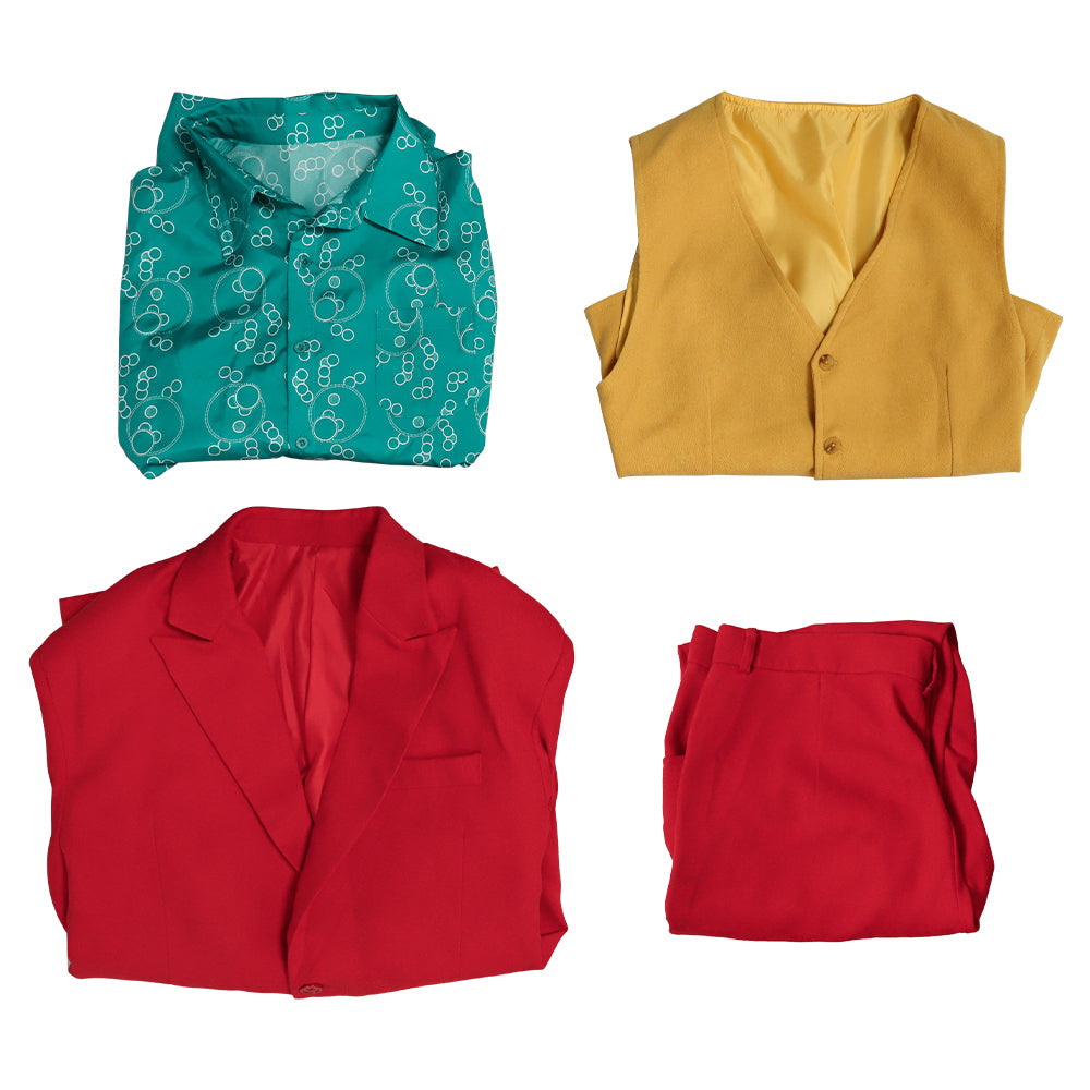 Costume Cosplay Joker 2: Folie à Deux Costume Rouge - Réplique de Qualité Supérieure