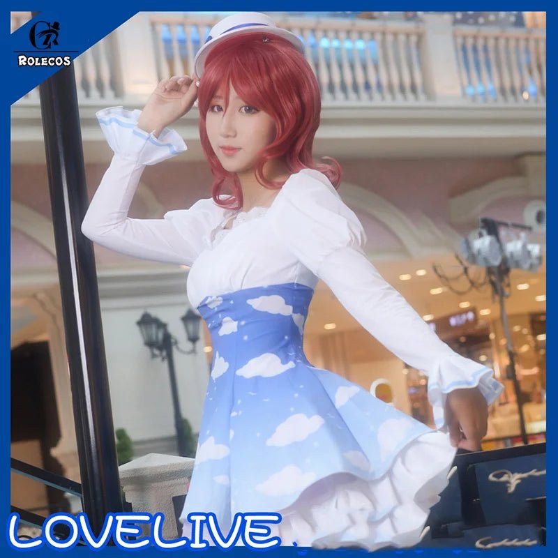 Costume Cosplay Lovelive Sky Maki Rin Nico Umi Cosplay Love Live Eli Kotori Hanayo Nozomi Robe Lolita