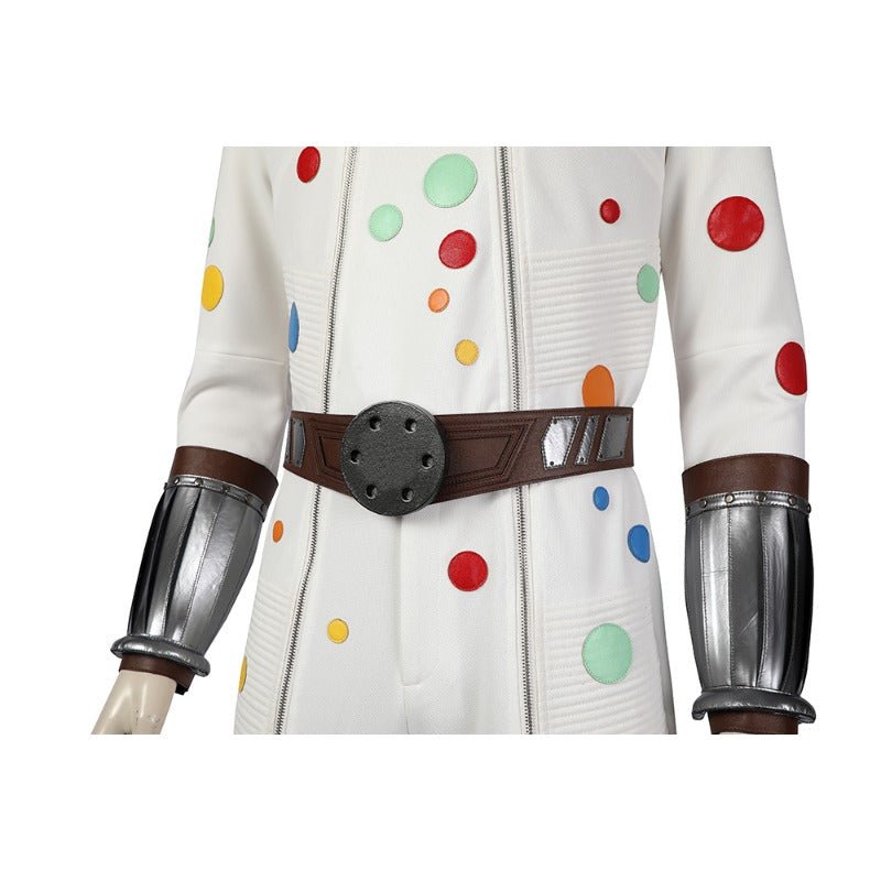 Costume Cosplay The Suicide Squad 2 Polka-Dot Man avec Chaussures pour Halloween