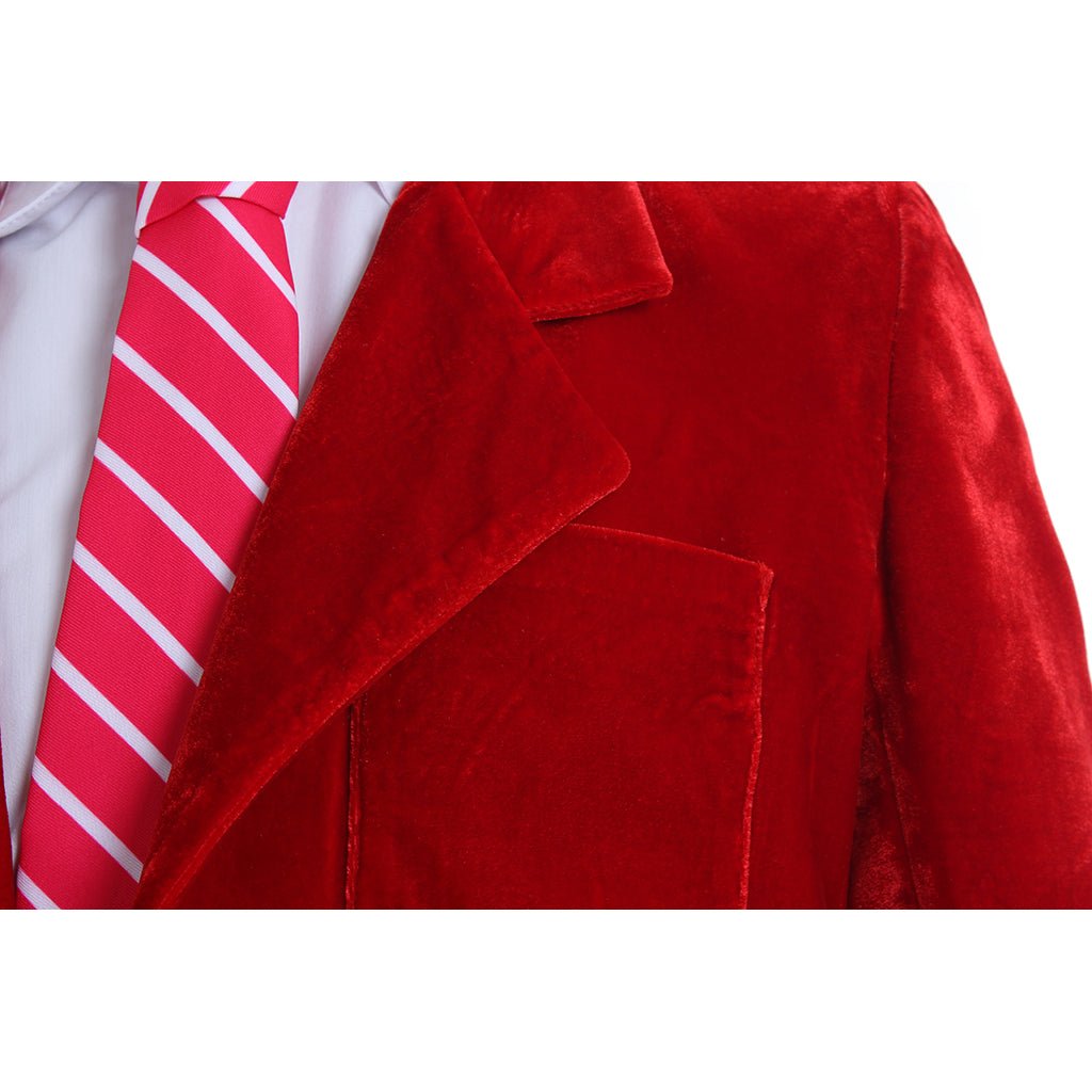 Costume Cosplay Angus Young AC/DC – Veste en Velours et Short pour Hommes et Femmes