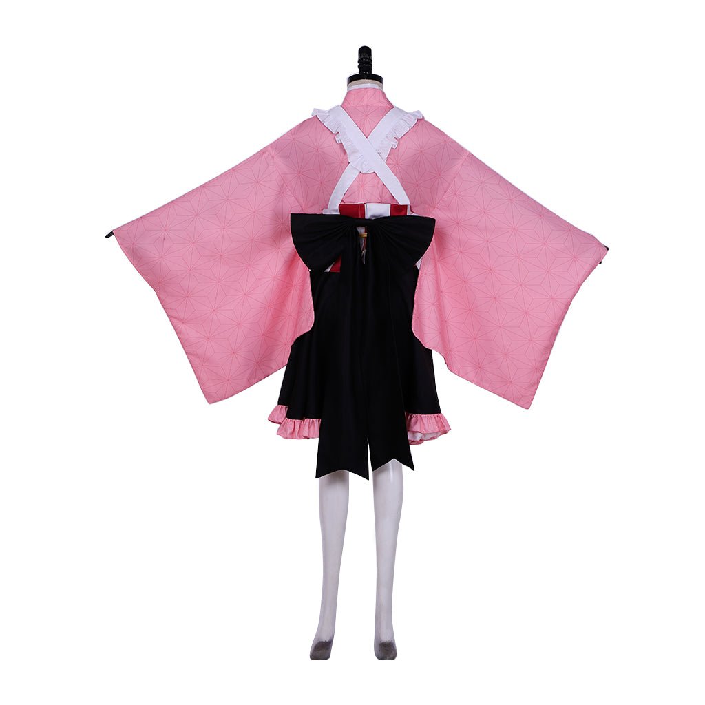 Costume Cosplay de Kamado Nezuko Demon Slayer | Robe de Maid Inspirée de l'Anime