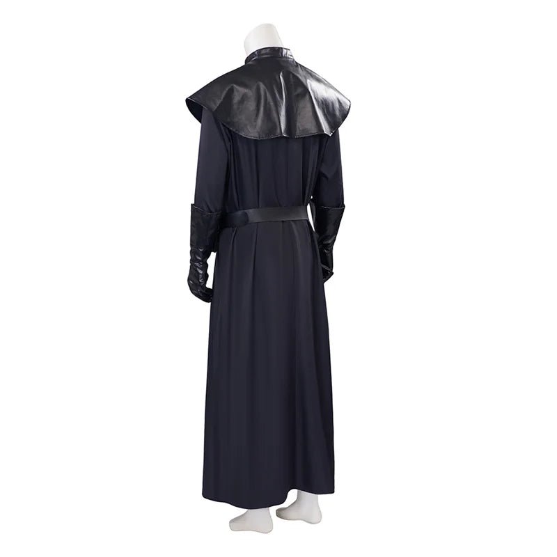 Costume Médiéval Docteur Peste - Manteau Noir pour Halloween | Tenue Cosplay Gothique Homme