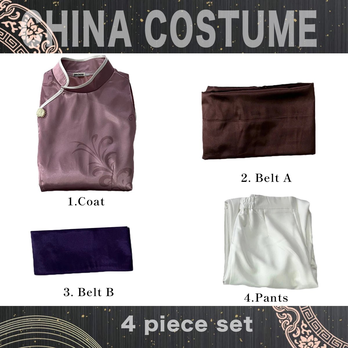 Costume Cosplay Chigiri Blue Lock Chine Kung Fu Tang Suit Perruque Fibres Synthétiques Rose Taille Ajustable Cadeau Fête