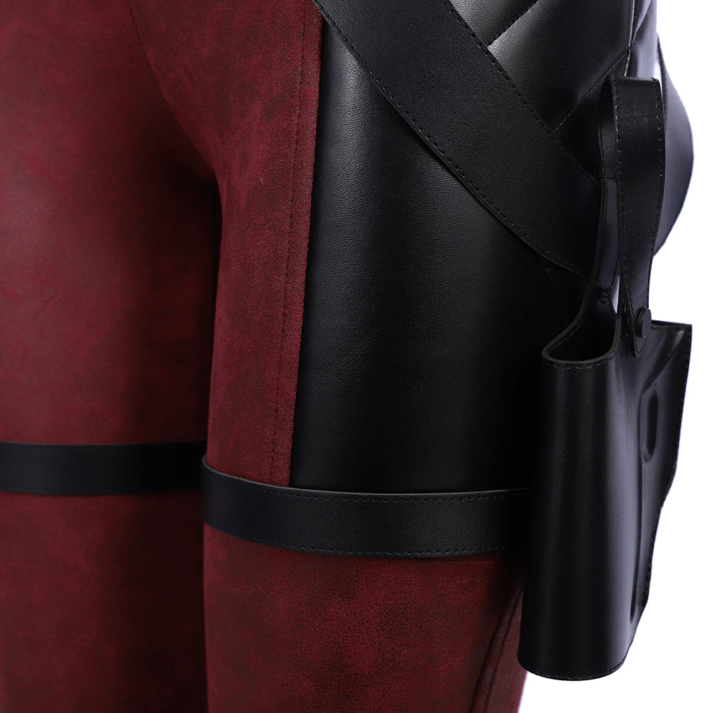 Costume Cosplay Femme Deadpool - Tenue Anime Deadpool de Haute Qualité pour Femmes