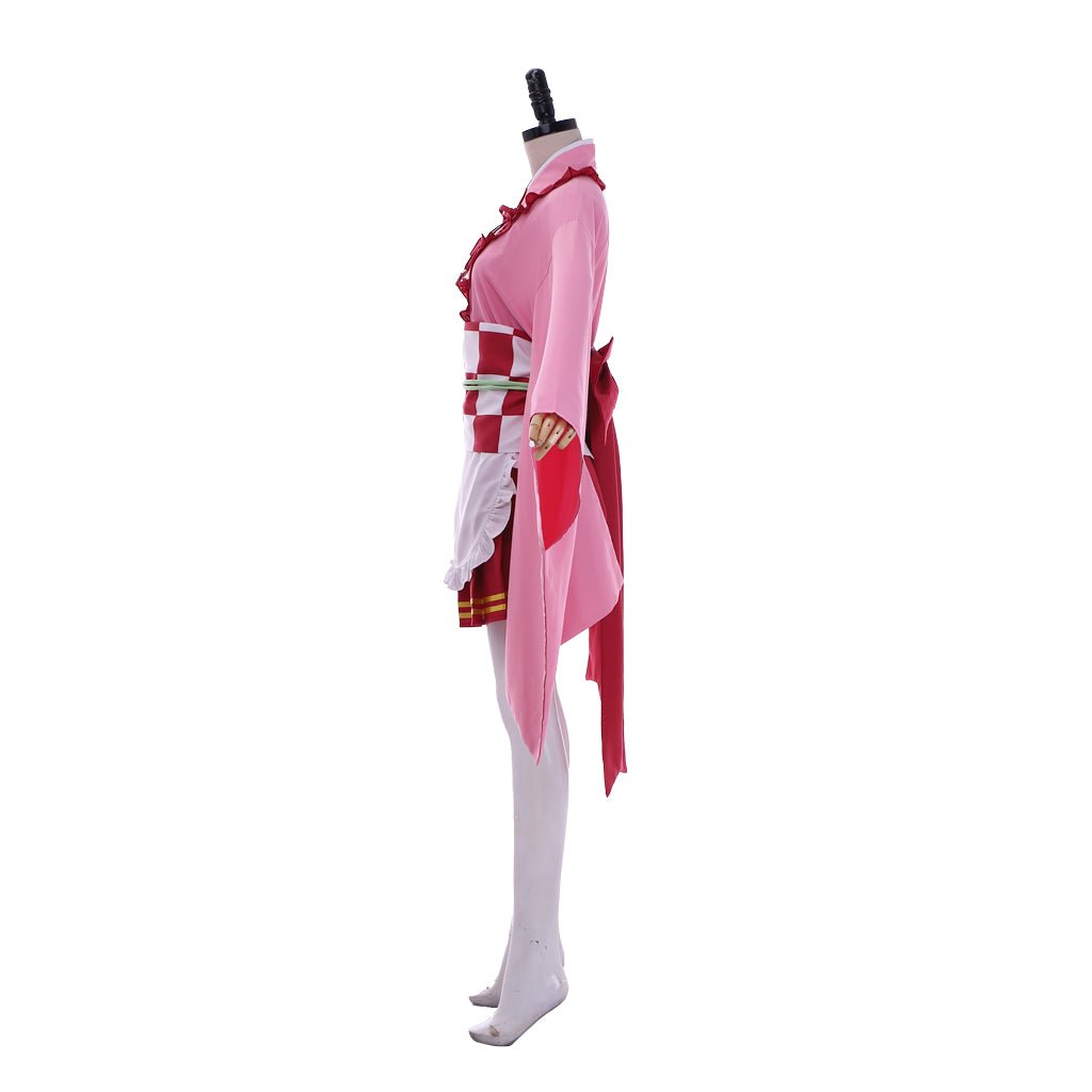 Costume Cosplay Demon Slayer Kanroji Mitsuri - Kimono Japonais Lolita