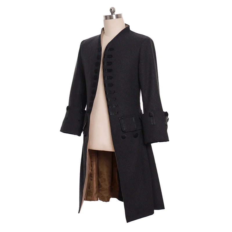 Manteau Trench Steampunk Edwardien Médieval Long Manteau Renaissance Costume Prince Vintage
