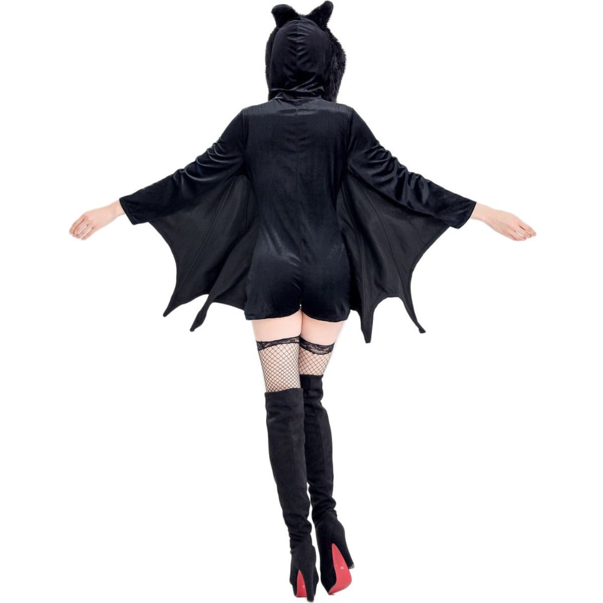 Costume Vampire Gothique Chauve-Souris pour Adultes - Cosplay Sorcière Batman Halloween Taille Grande