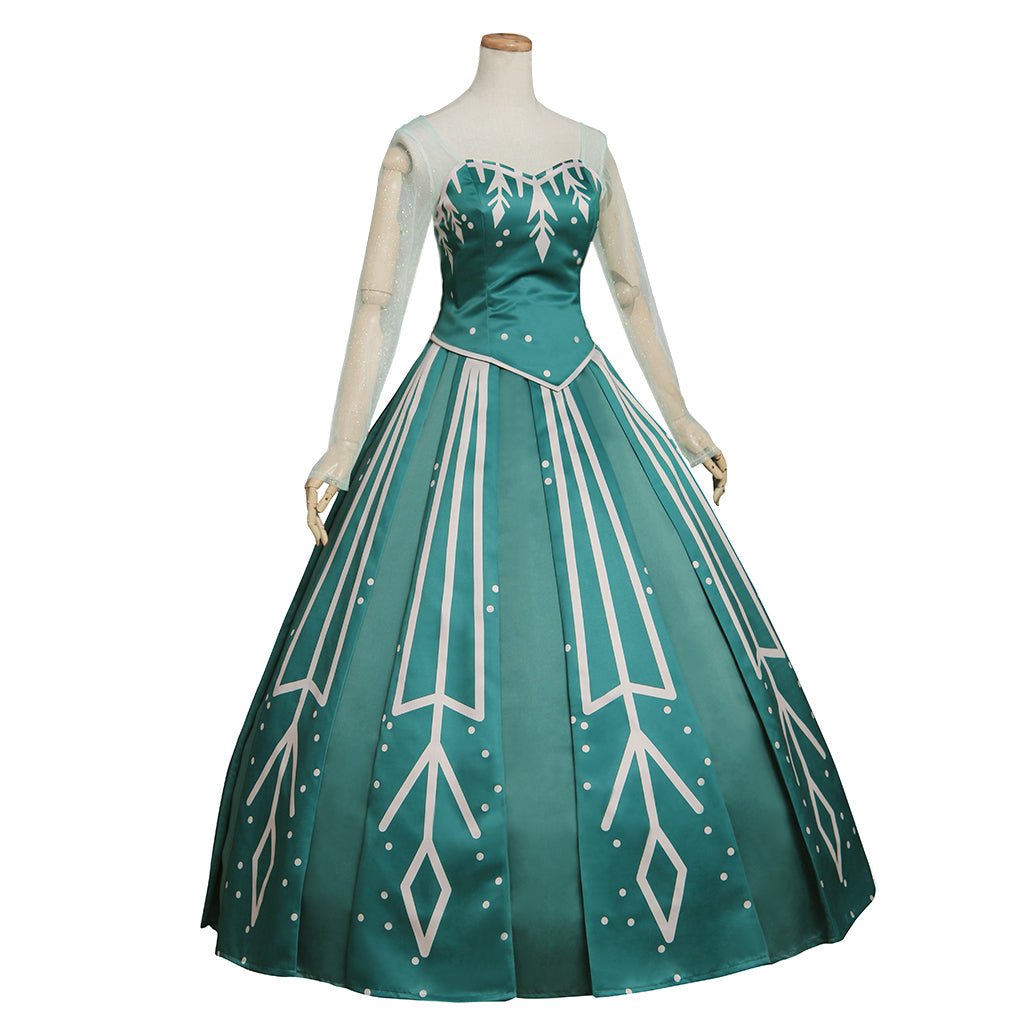 Série de Costumes Cosplay Anna & Elsa Frozen | Robes de Princesse pour Cosplay, Halloween & Fêtes
