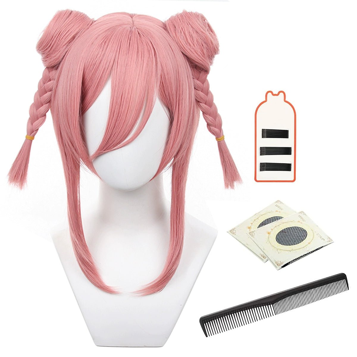 Perruque Blue Lock Qianqie Bao'er Maomao - Style Chinois Deux Chignons avec Neuf Options de Couleur