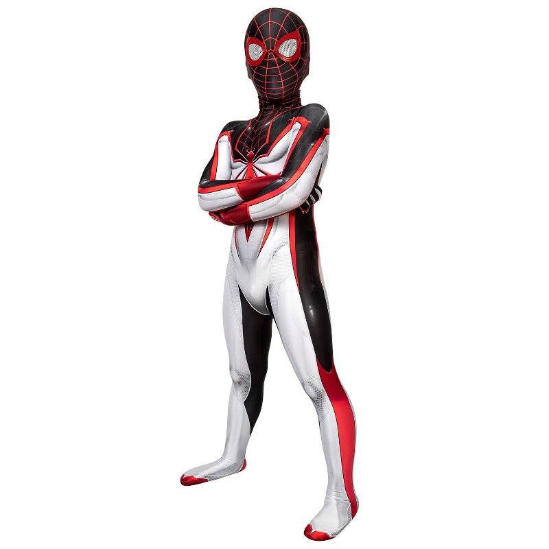 Costume Cosplay Enfant Spider-Man Miles Morales Combinaison T.R.A.C.K. Suit