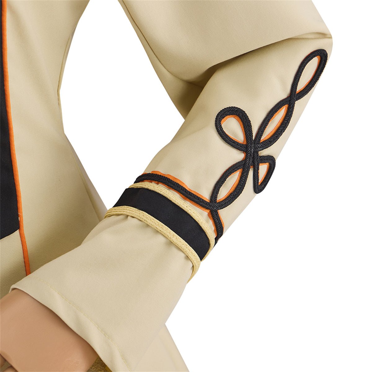 Manteau Militaire Beige Longueur Moyenne – Costume Cosplay Médiéval