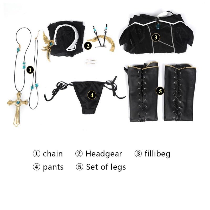 Costume Cosplay Nia Honjou de DATE A LIVE pour Halloween et Carnavals