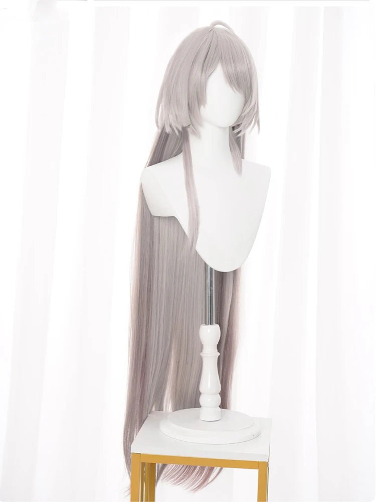 Perruque Cosplay Acheron Honkai Star Rail Rouge Mélangé Résistante à la Chaleur