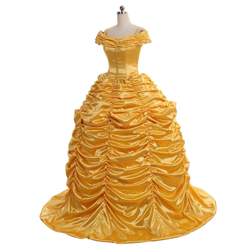 Costume Cosplay Belle - La Belle et la Bête | Robe Princesse Disney pour Halloween et Événements