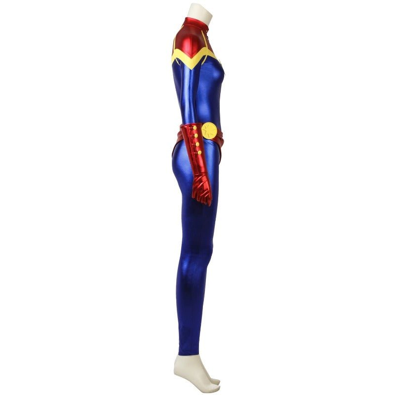 Costume Cosplay Enfant Capitaine Marvel - Combinaison Avengers pour Halloween