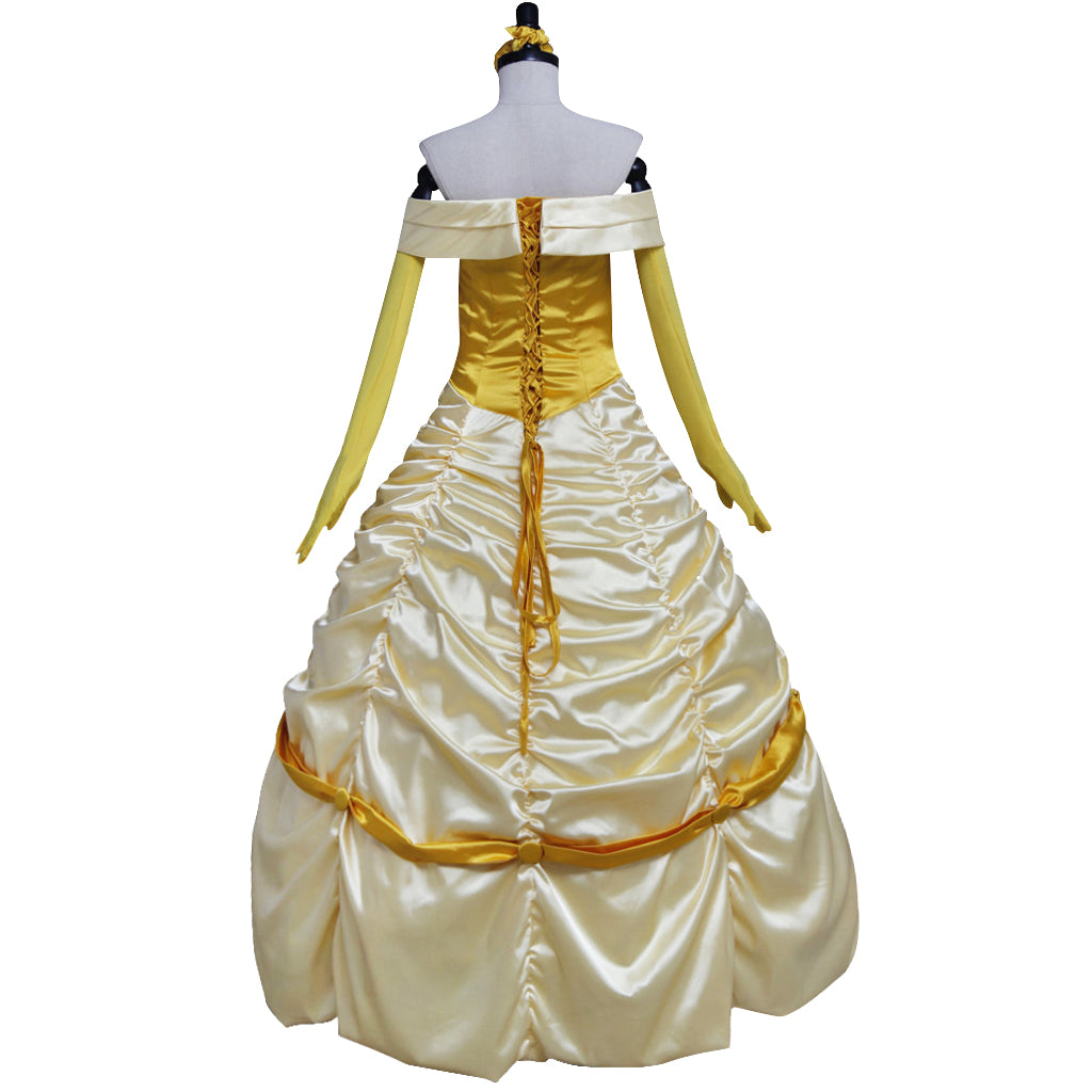 Costume Cosplay Belle - La Belle et la Bête | Robe Princesse Disney pour Halloween et Événements
