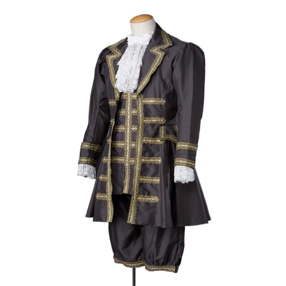Costume de Prince de Cour Rococo du 18e Siècle | Costume de Théâtre Victorien pour Hommes