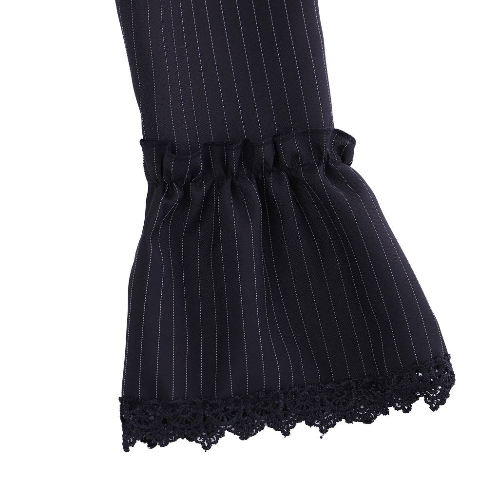 Robe Gothique Victorienne Noire avec Corset et Jupon Bustier | Costume Belle du Sud de la Guerre Civile