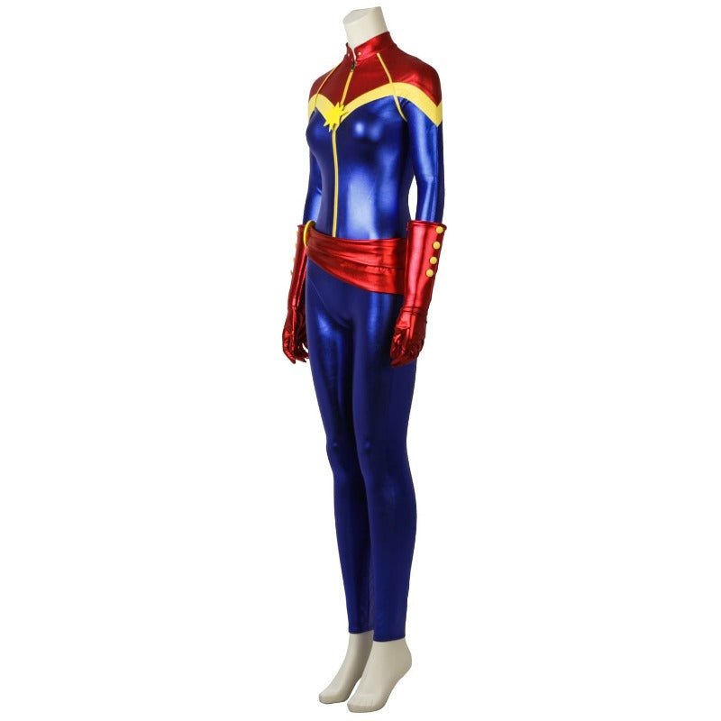Costume Cosplay Enfant Capitaine Marvel - Combinaison Avengers pour Halloween