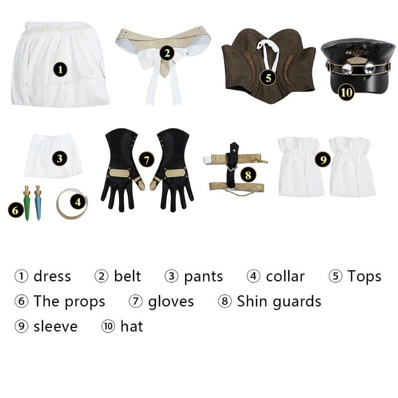 Costume Cosplay FFXIV Yuanmin pour Femmes & Hommes - Tenue de Jeu Anime pour Halloween et Événements