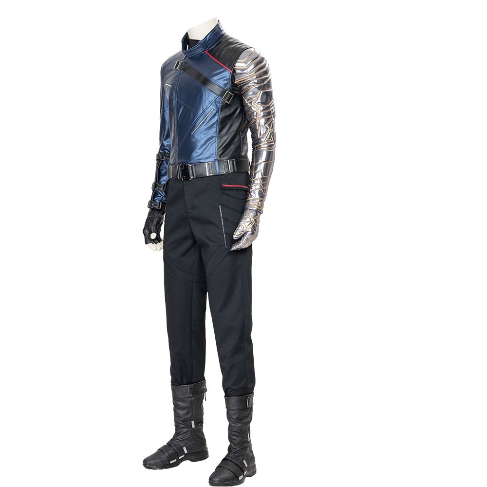 Capitaine America: Le Soldat de l'Hiver - Costume Cosplay Bucky Barnes pour Hommes