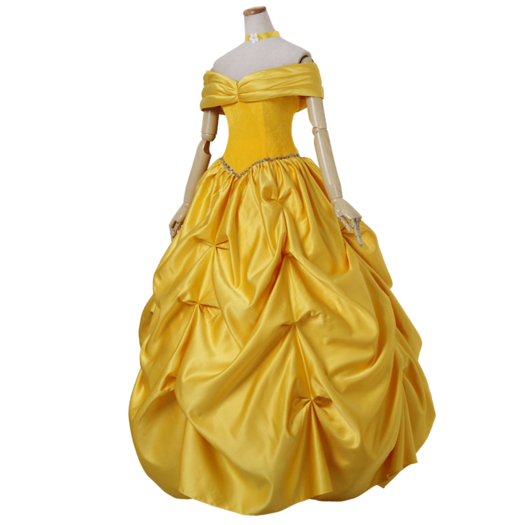 Costume Cosplay Belle - La Belle et la Bête | Robe Princesse Disney pour Halloween et Événements