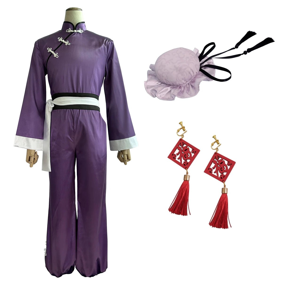 Costume Cosplay Reo Mikage de Blue Lock - Combinaison Kung Fu Tang et Perruque - Ensemble pour Fans d'Anime