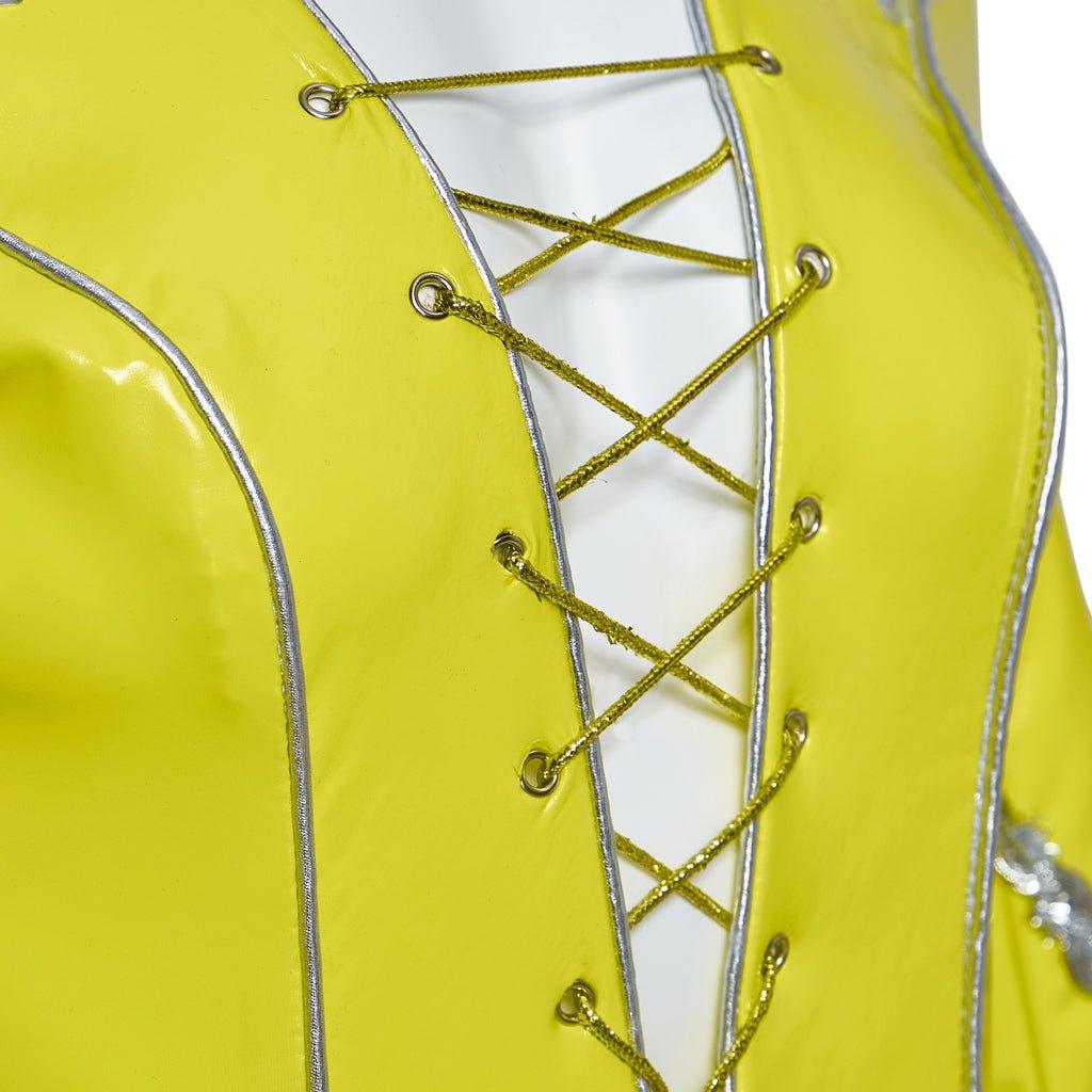 Costume Cosplay Femme Mamma Mia | Combinaison Disco Luisante | Ensemble Complet pour Performances et Fêtes